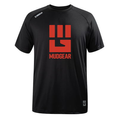 MudGear Performance Fist Logo Shirts - Orange (Made to Order DTF)