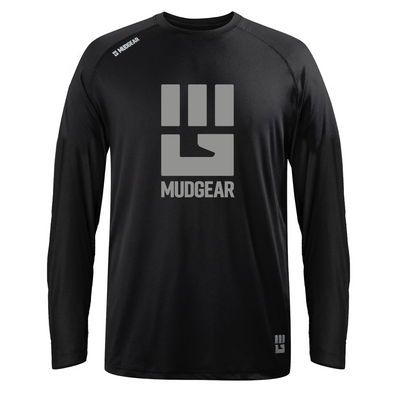 MudGear Performance Fist Logo Shirts - Gray (Made to Order DTF)