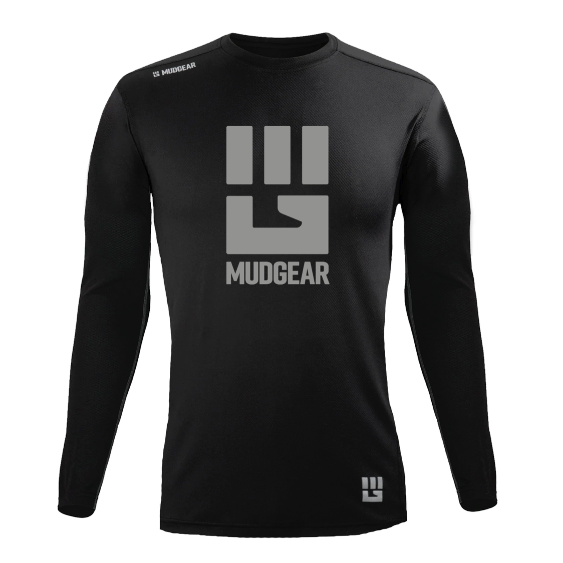 MudGear Performance Fist Logo Shirts - Gray (Made to Order DTF)