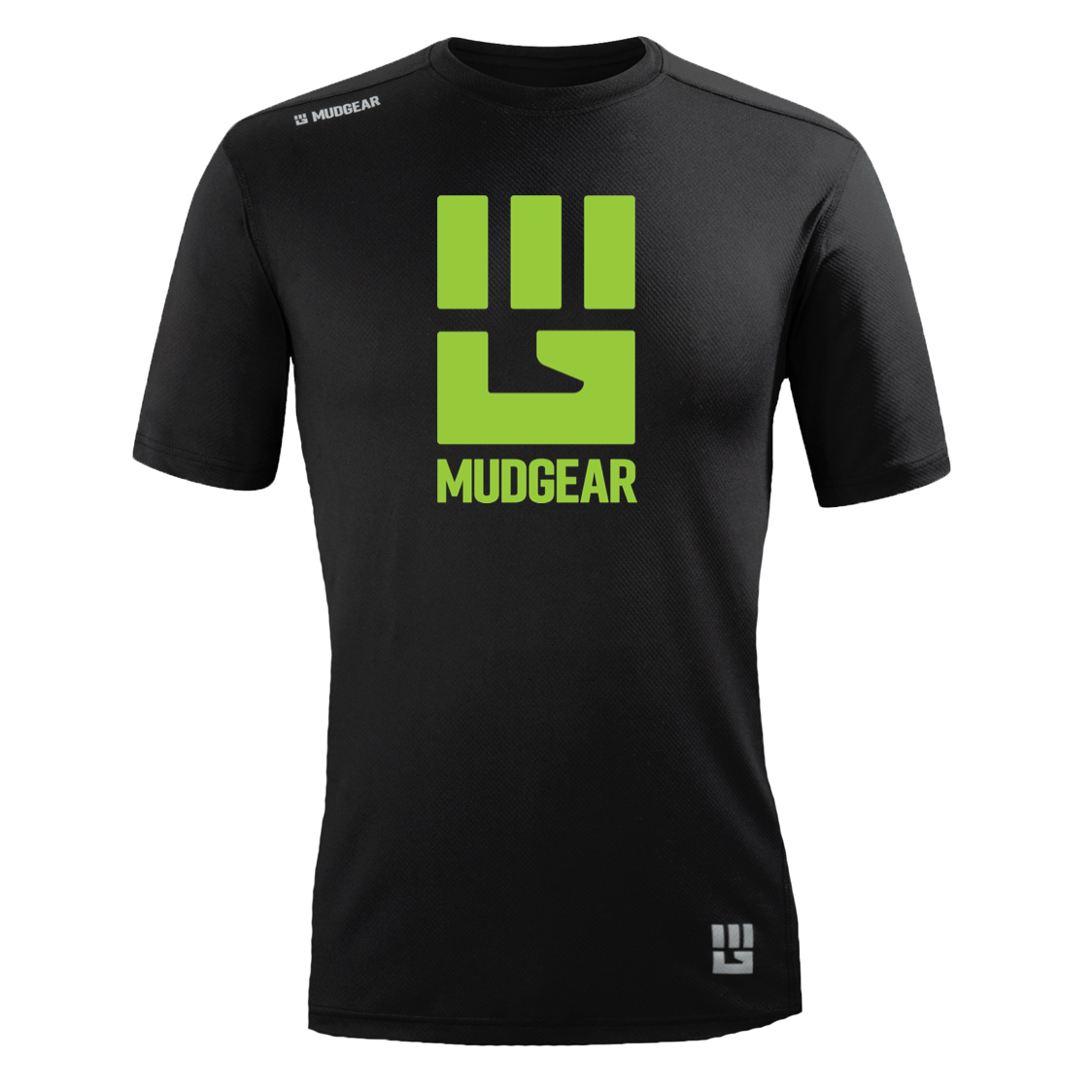 MudGear Performance Fist Logo Shirts - Lime Green (Made to Order DTF)