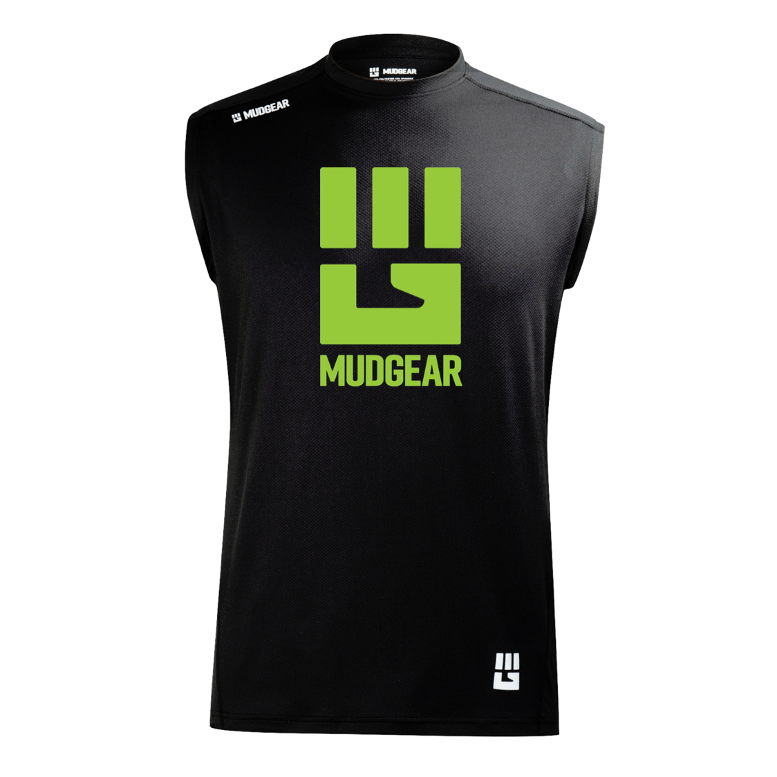 MudGear Performance Fist Logo Shirts - Lime Green (Made to Order DTF)