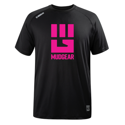 MudGear Performance Fist Logo Shirts - Pink (Made to Order DTF)