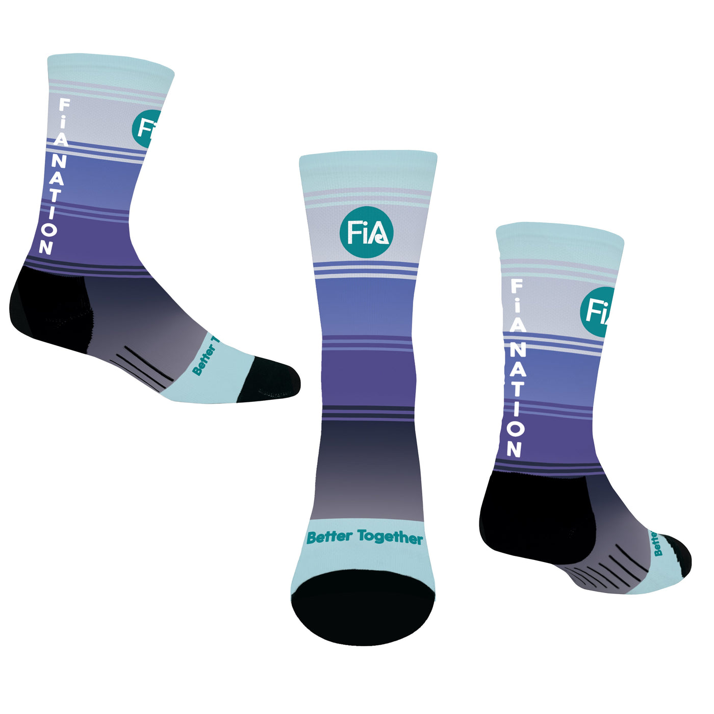 FiA 360 Crew Height Socks - Better Together