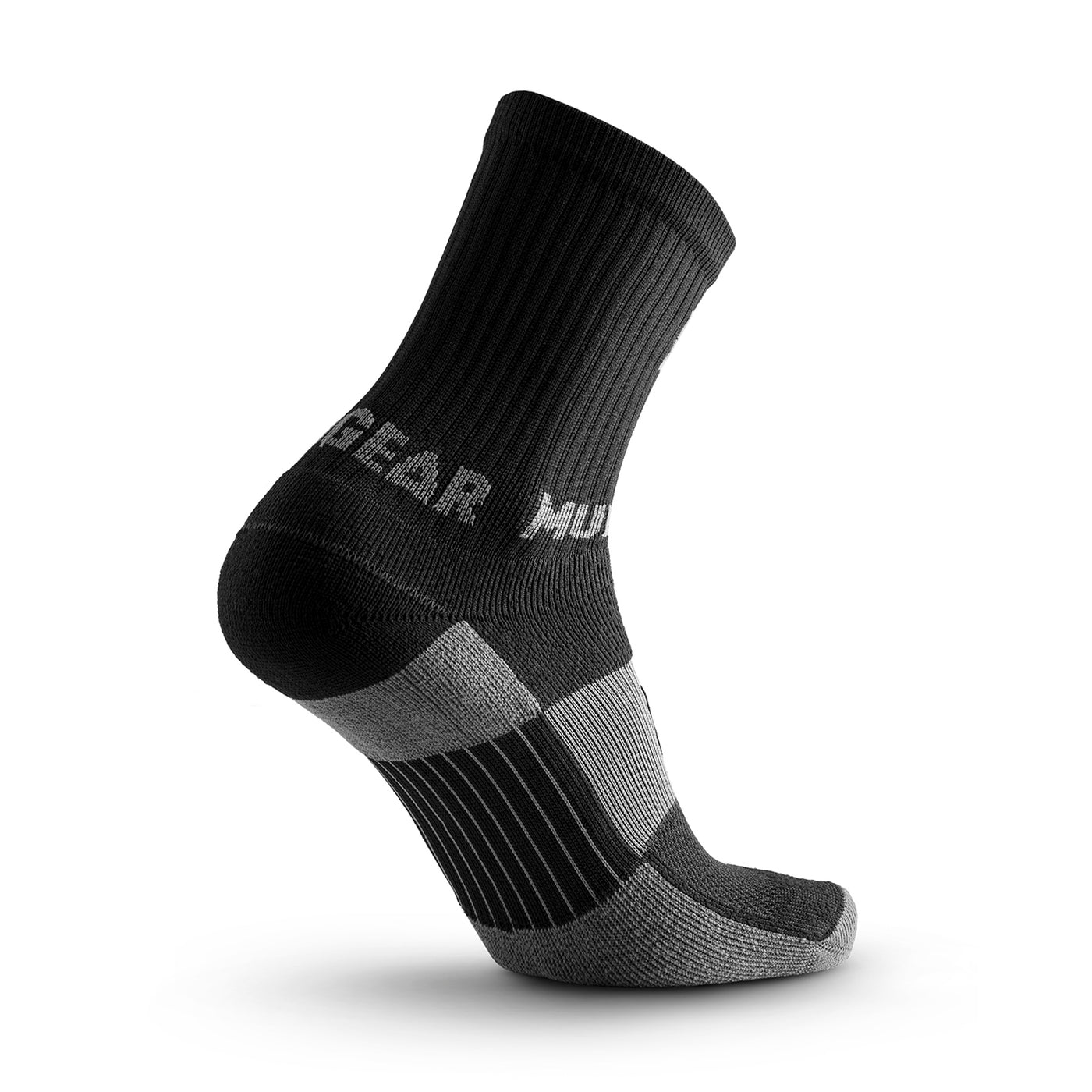 Performance Hiking/Trekking Sock - Black/Gray (2 Pair Pack)