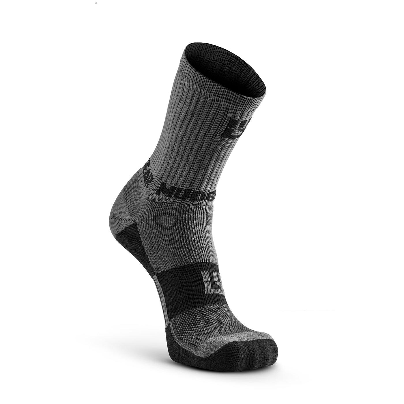 Performance Hiking/Trekking Sock - Gray/Black (2 Pair Pack)