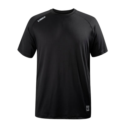 Mudgear Men's Loose Fit Performance Shirt - VX - Short Sleeve Black