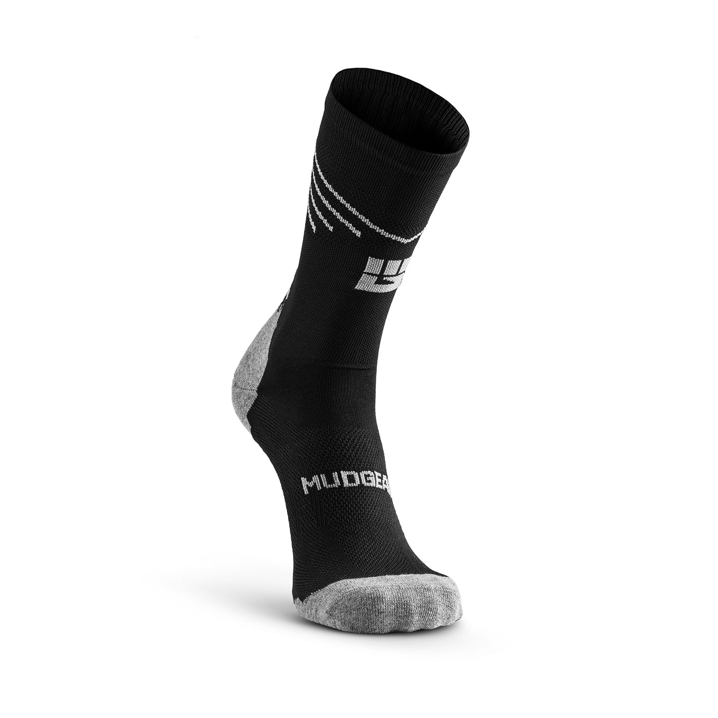 Mountain Biking (MTB) Socks - Black/Gray