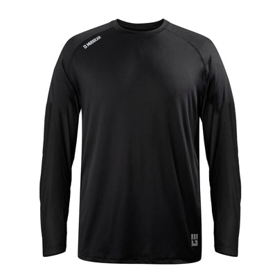Mudgear Men's Loose Fit Performance Shirt VX - Long Sleeve (Black)